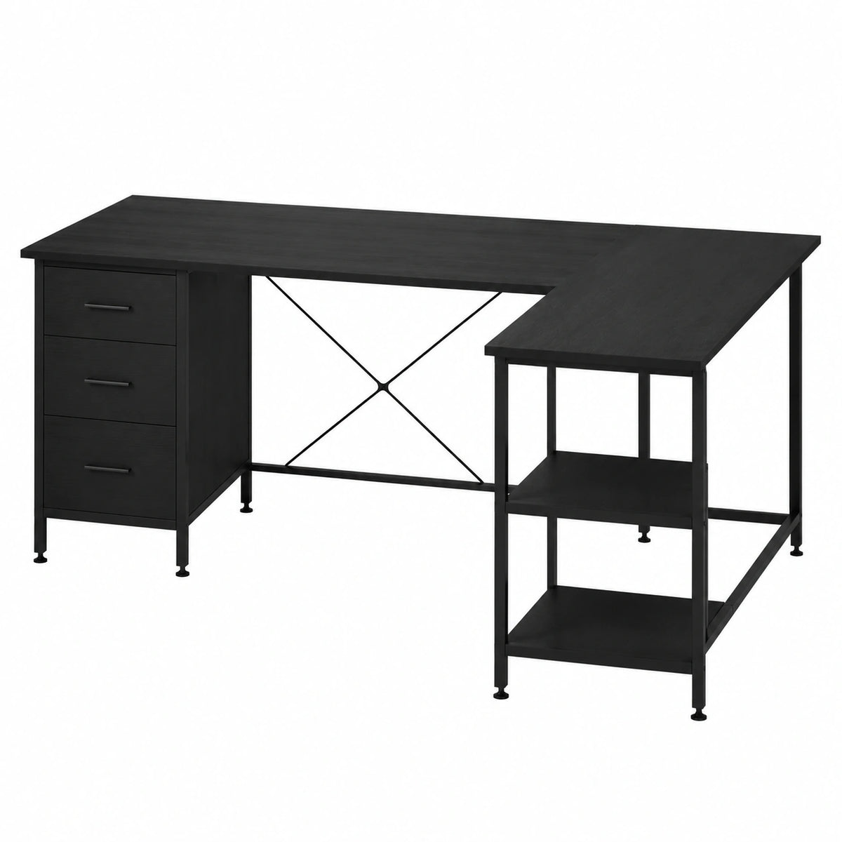 Wohnmöbel – 6er-Set, skandinavischer Stil, Schwarz, für Esszimmer