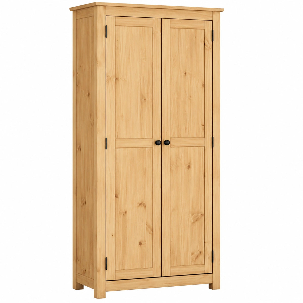 Kleiderschrank – Landhausstil, mit mehreren Türen, aus Kiefernholz