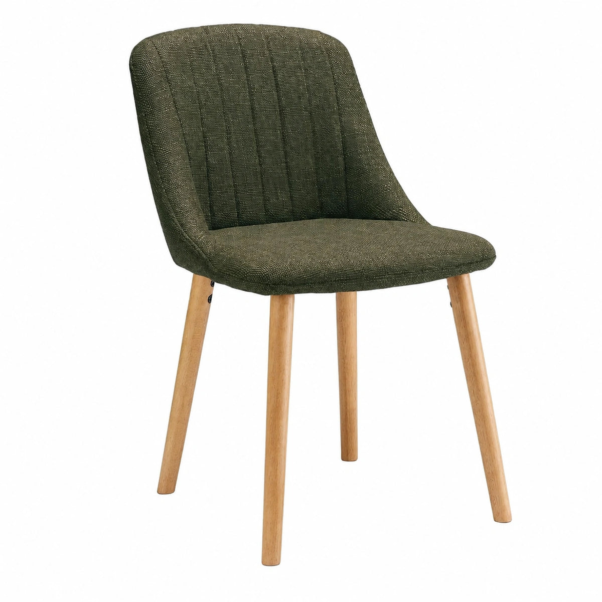 Esszimmerstuhl – 4er-Set, gepolstert, Grün, für Esszimmer und Küche