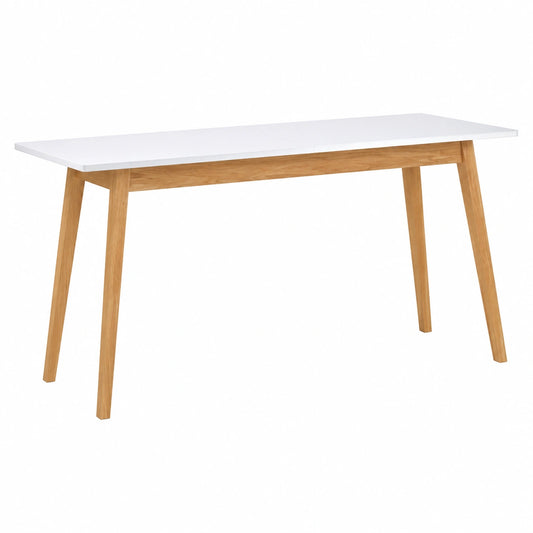 Esstisch – 180 × 80 cm, skandinavischer Stil, ausziehbar, aus Massivholz, für Esszimmer, Küche und Wohnzimmer