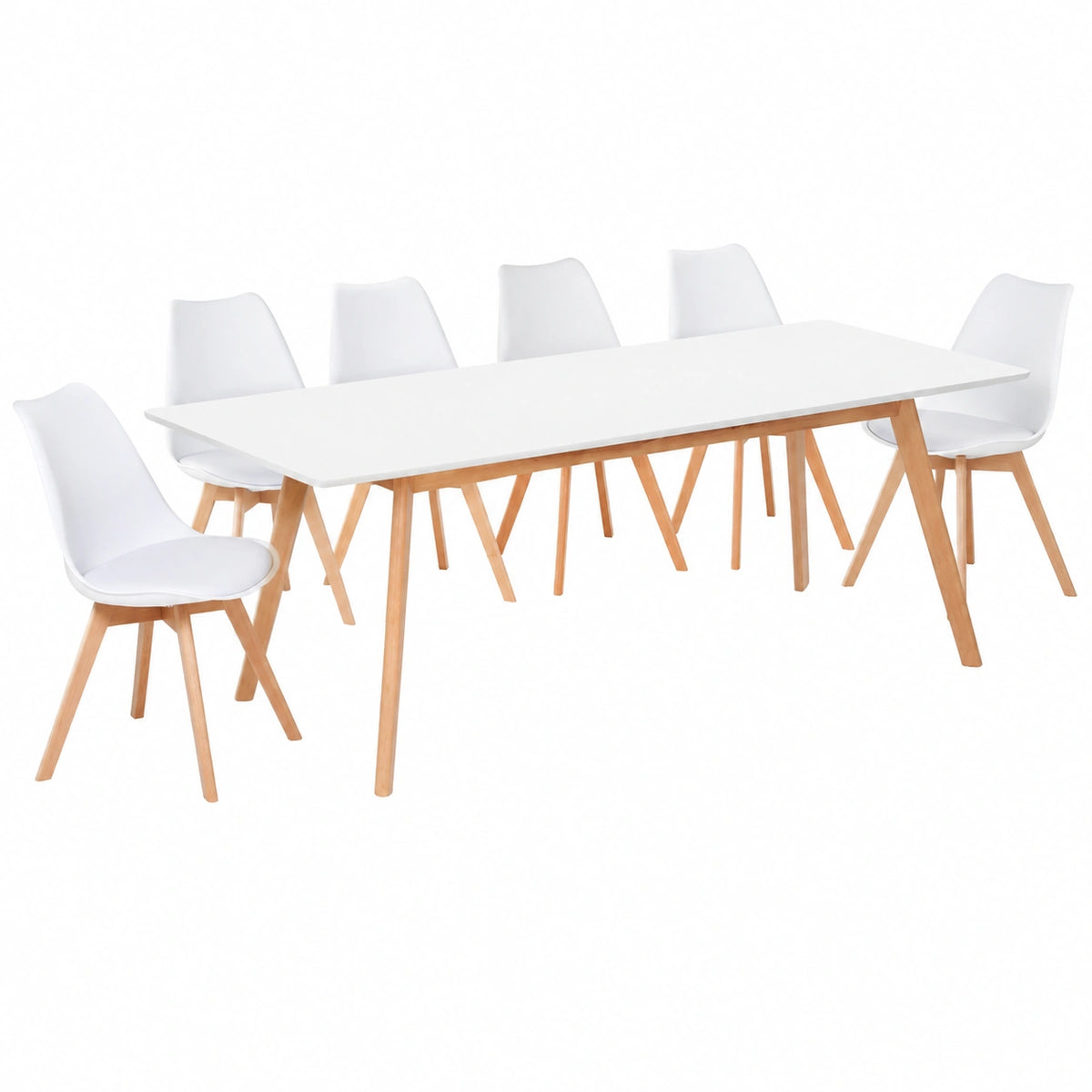 Esstisch – 200 cm, skandinavischer Stil, ausziehbar
