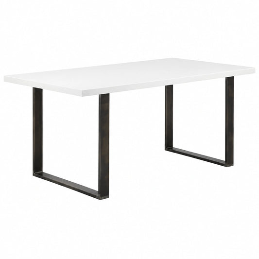 Esszimmertisch – 140 × 80 cm, Industriestil