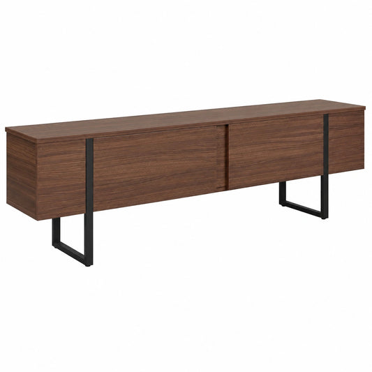 TV-Möbel – 180 × 50 × 30 cm, moderner Stil, Walnuss und Schwarz