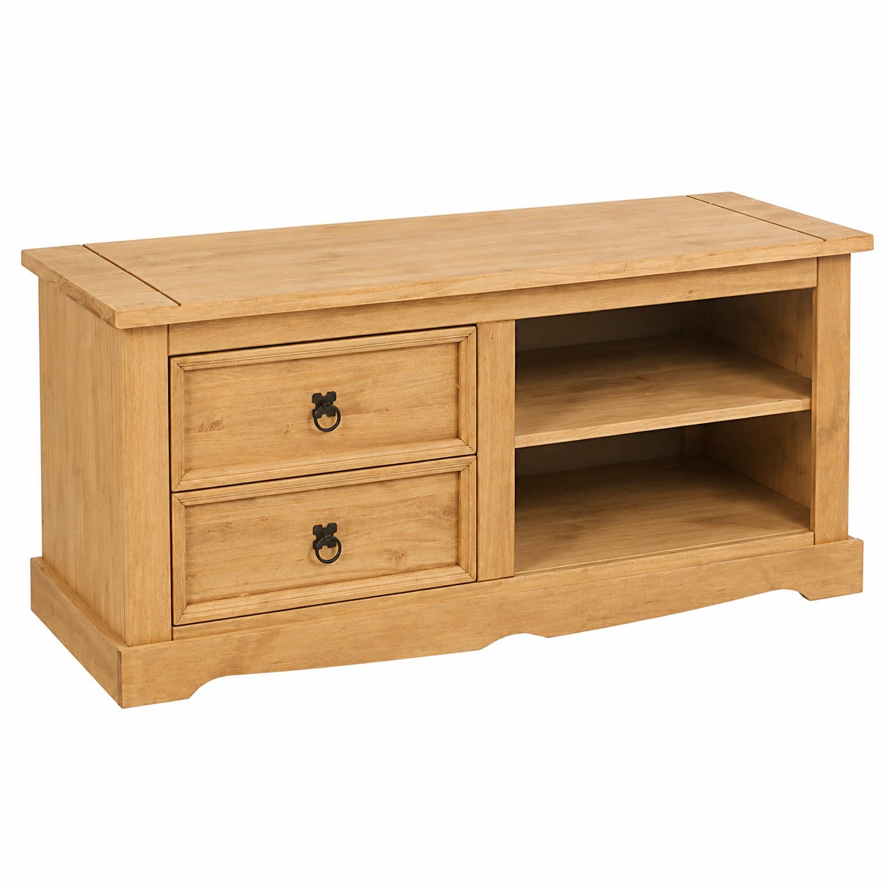 Lowboard – Landhausstil, mit Schubladen, aus Massivholz und Kiefernholz