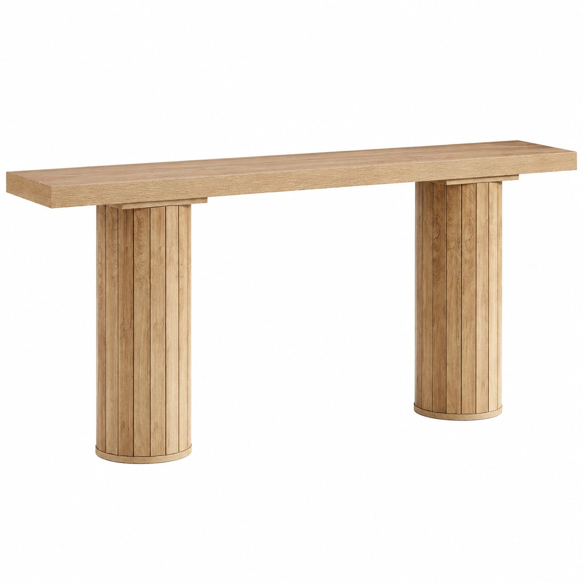 Konsolentisch – 160 cm, rechteckige Form, aus Holz, für Wohnzimmer und Flur